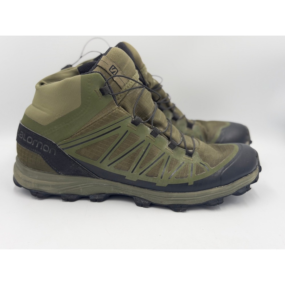 Salomon Speedcross 5 Mid GTX Shoes Mens 9.5 Olive Green Gore-Tex